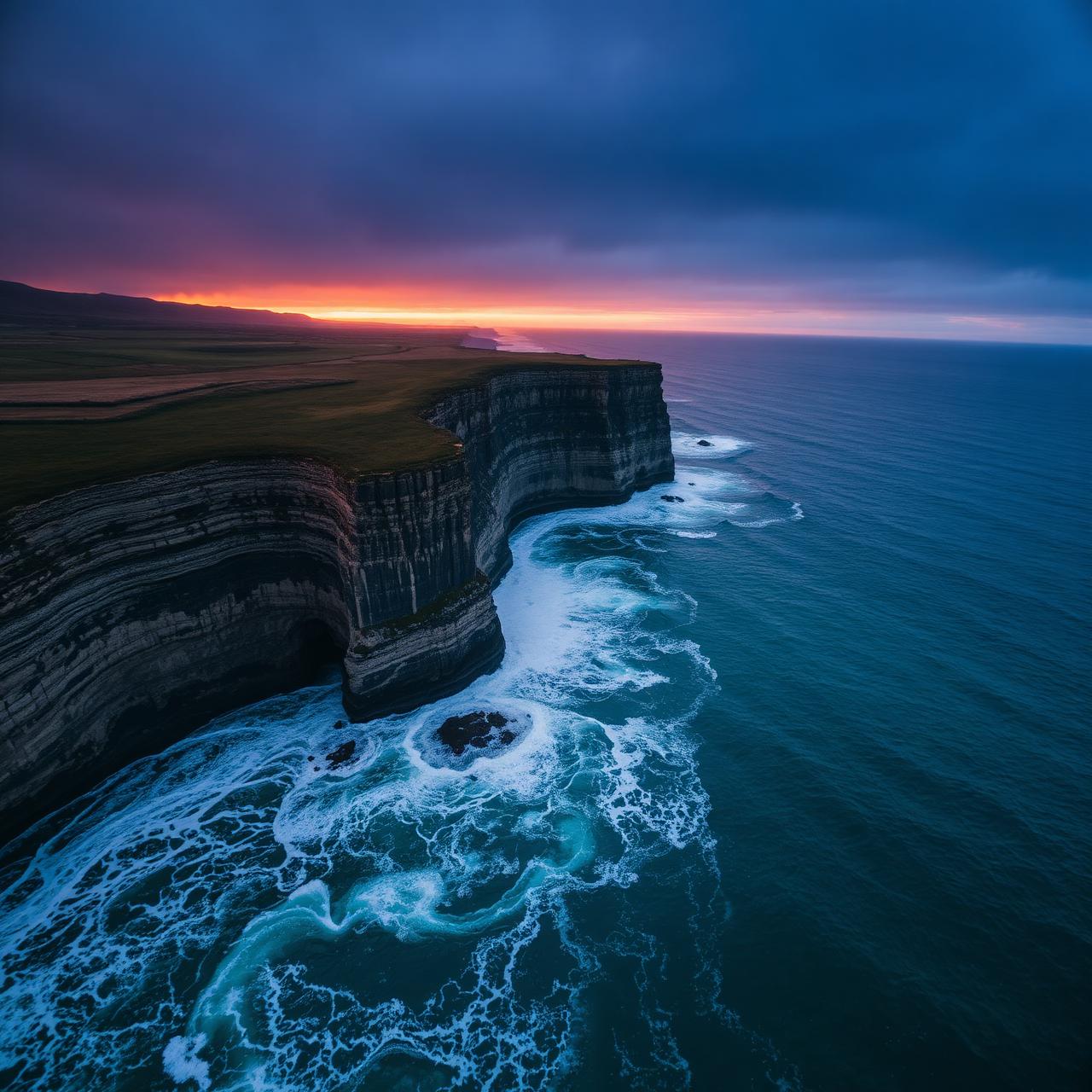 Cliffline at Dusk